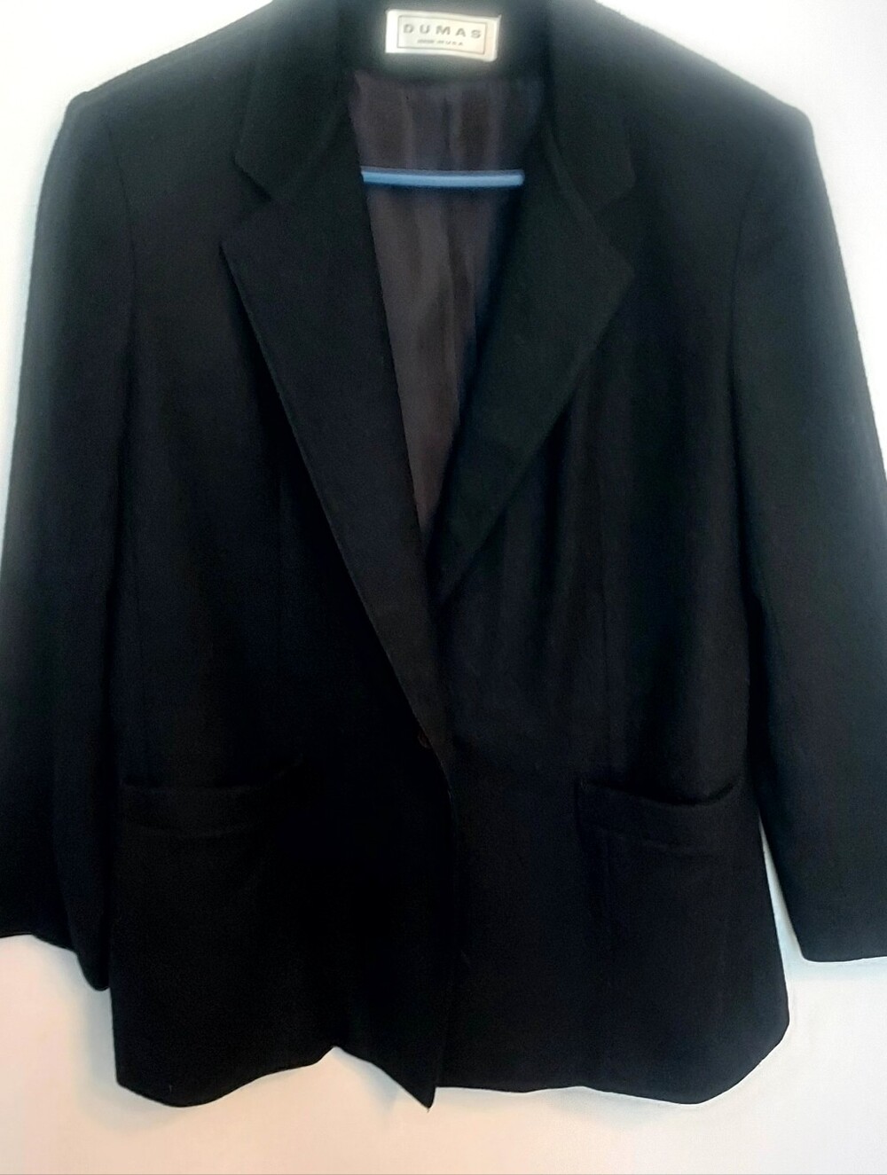 Dumas Wool Black Classic Blazer No Size Tag See Pics For Measurements. Office